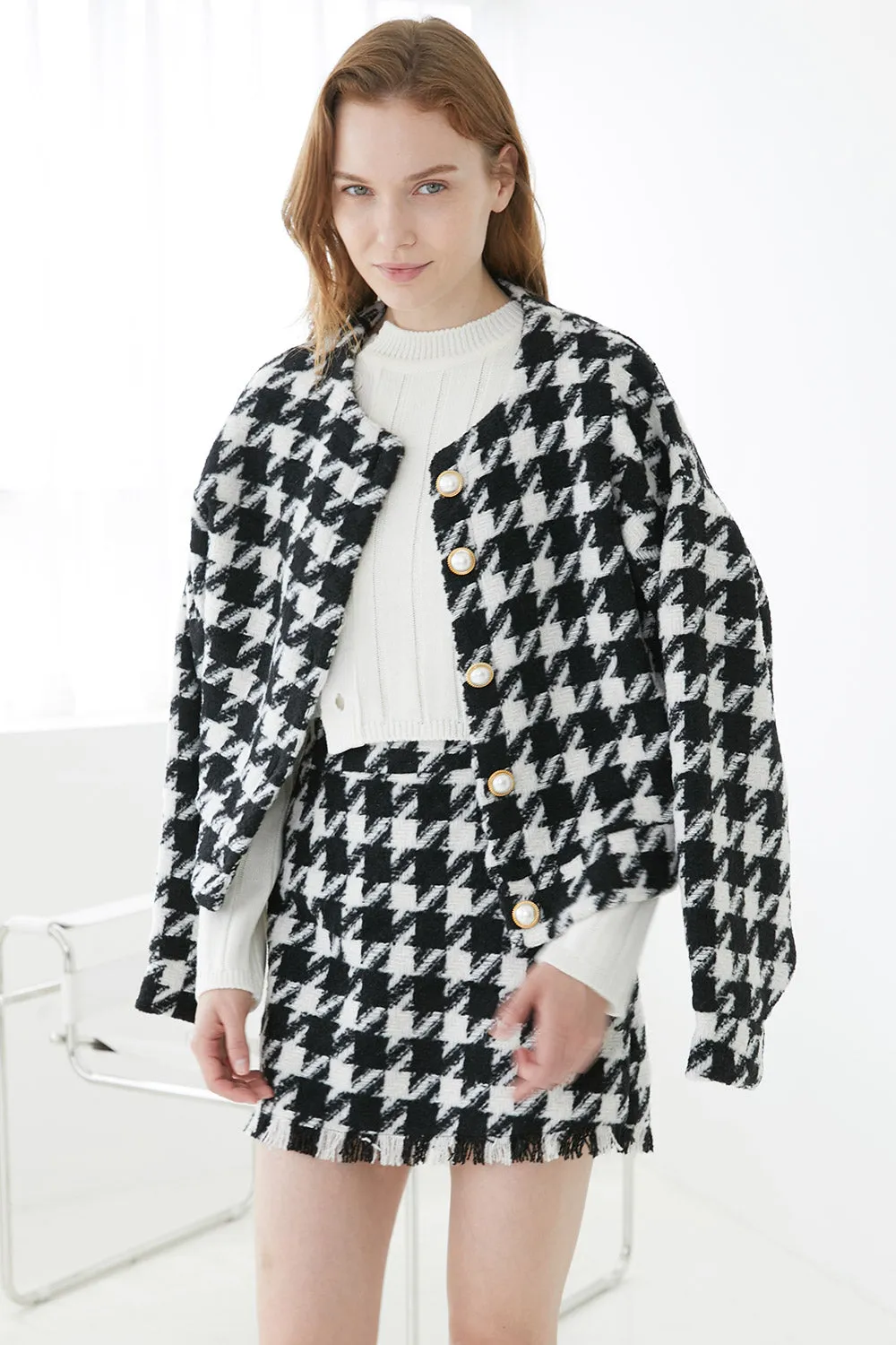 Lori Houndstooth 2 Piece Set