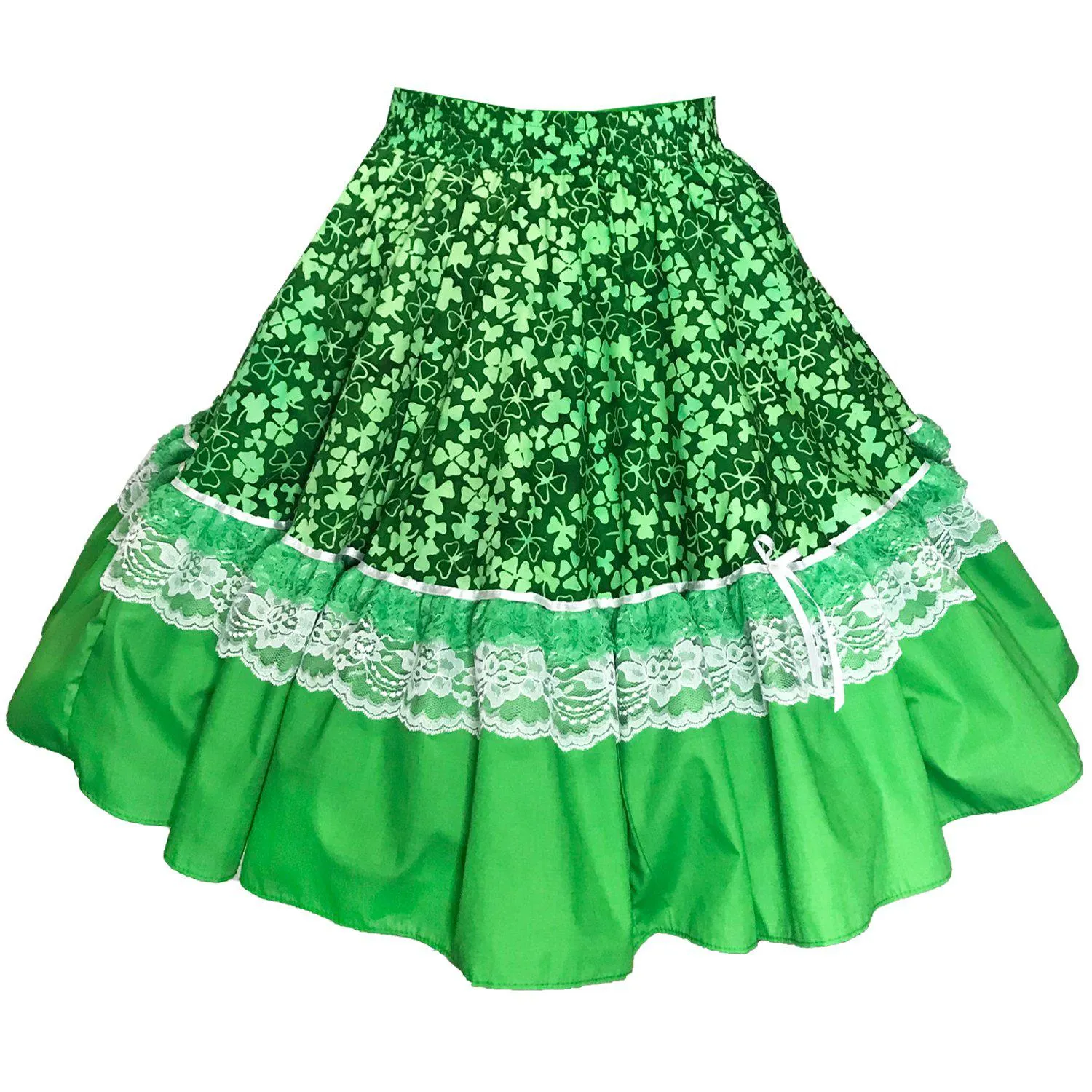 Luck of the Irish Square Dance Skirt