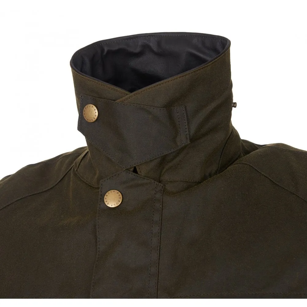 Men's Hebden Wax Jacket - Olive