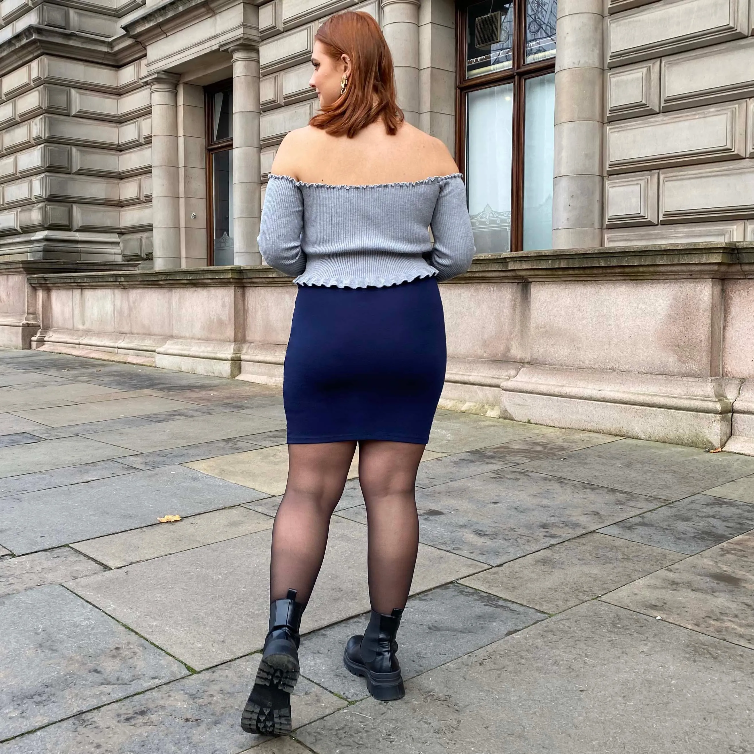 Mini Skirt - Navy