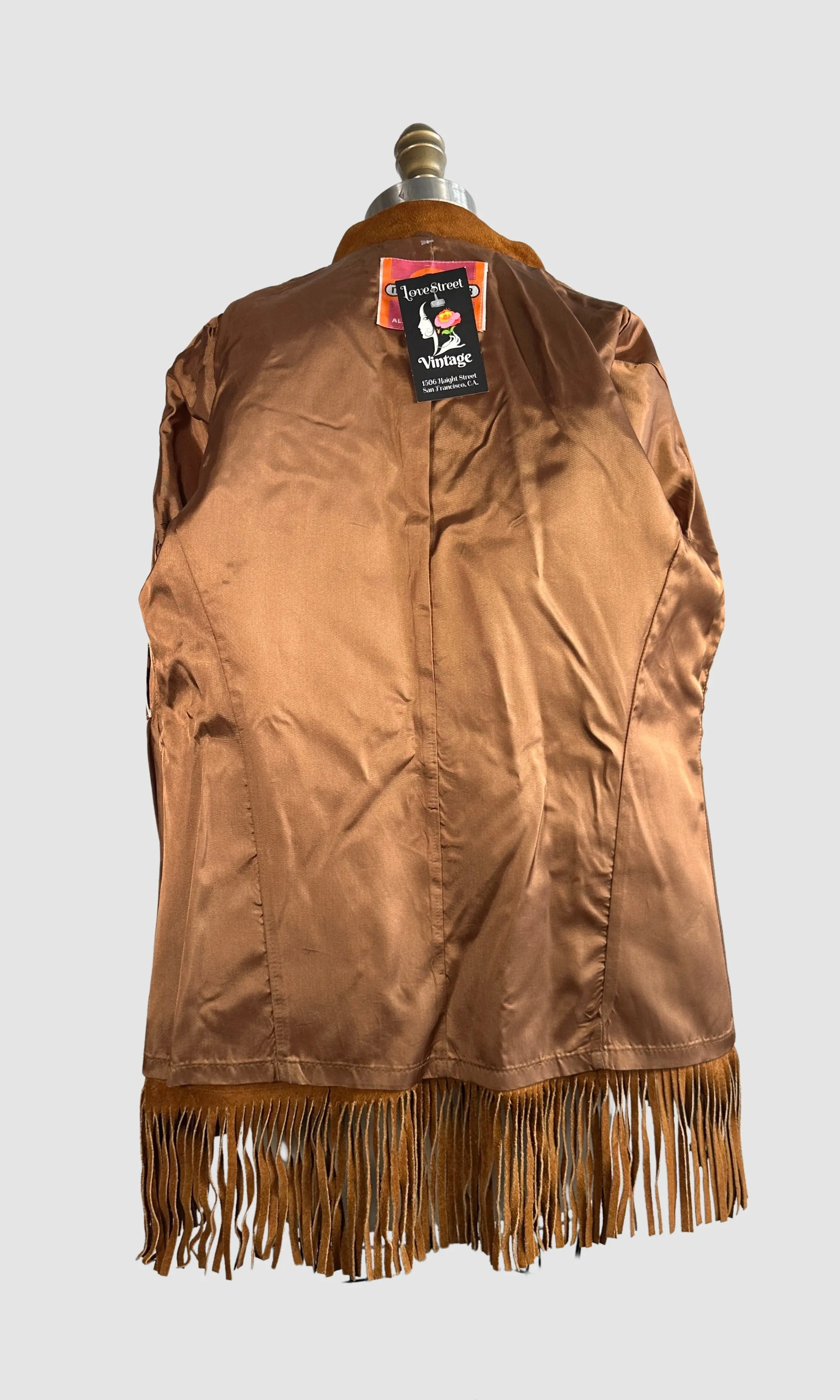 MS PIONEER WEAR 70s Suede Fringe Jacket  • Size Small