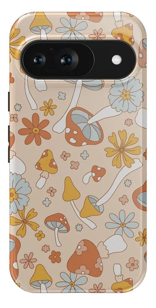 Mushroom Magic | Retro Floral Google Pixel Case