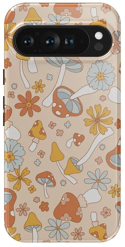 Mushroom Magic | Retro Floral Google Pixel Case