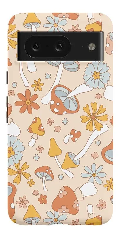 Mushroom Magic | Retro Floral Google Pixel Case