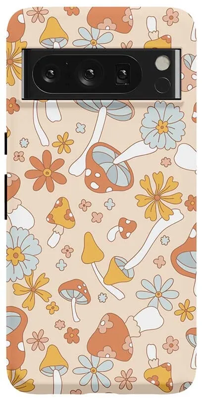 Mushroom Magic | Retro Floral Google Pixel Case