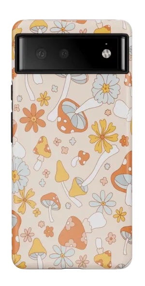 Mushroom Magic | Retro Floral Google Pixel Case