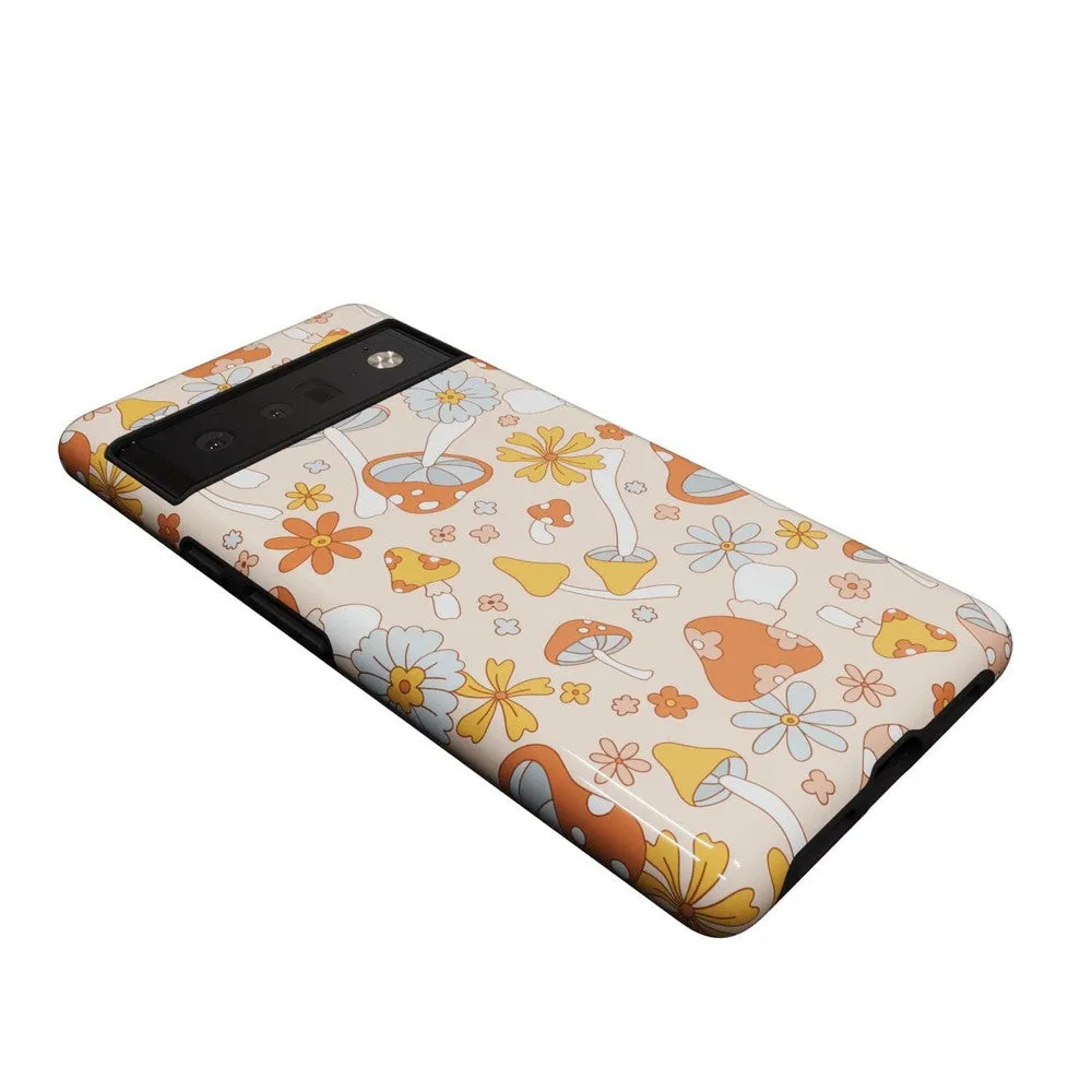 Mushroom Magic | Retro Floral Google Pixel Case