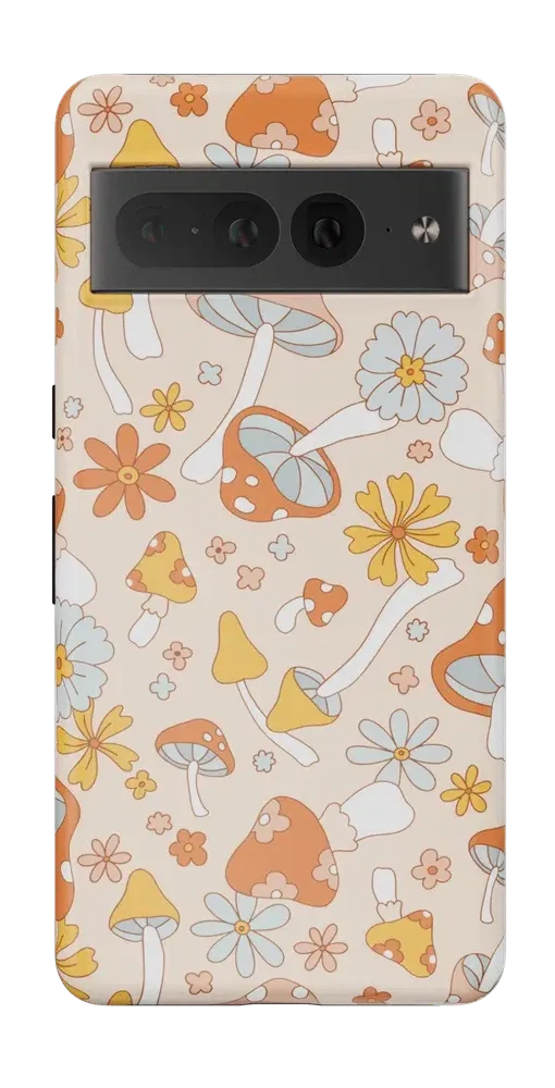 Mushroom Magic | Retro Floral Google Pixel Case