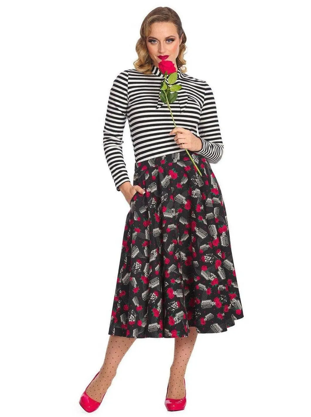 Nashville Retro Vintage Rocker Skirt