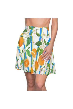 Orange Blossoms Women's Skater Skirt