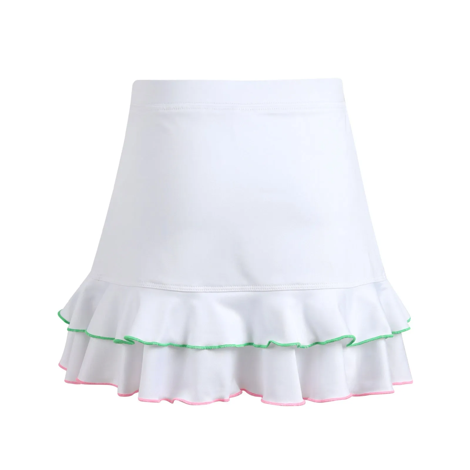 Oxford Tea White Ruffle Skirt