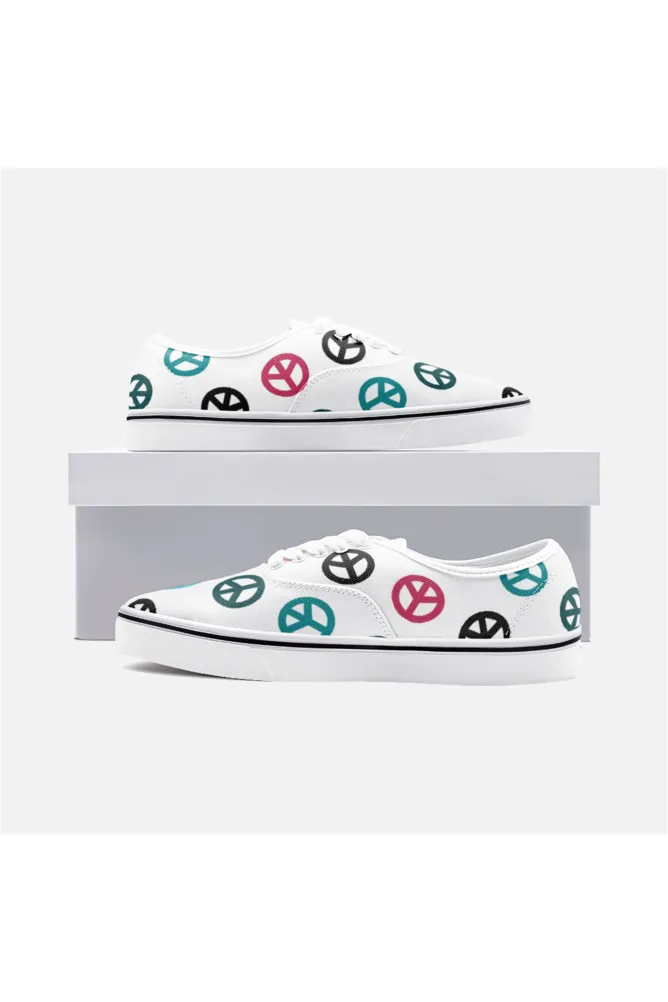 Peace Unisex Canvas  Sneakers