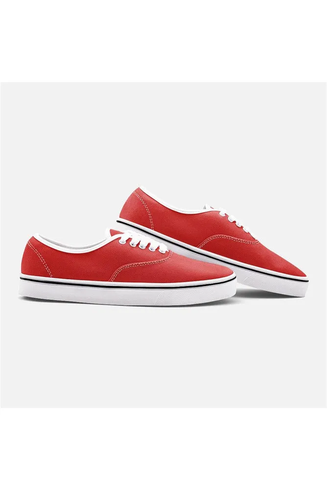 Red Unisex Canvas Shoes