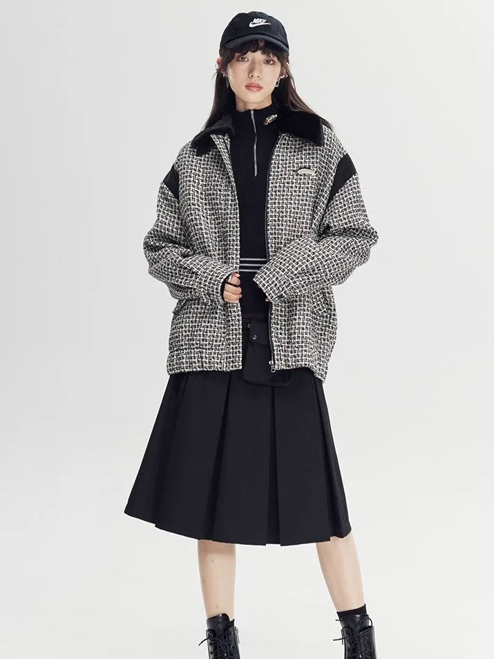 Retro Chic Jacket & Skirt Set