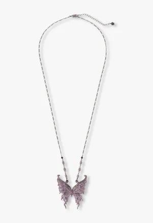 Rock & Roll Butterfly Necklace