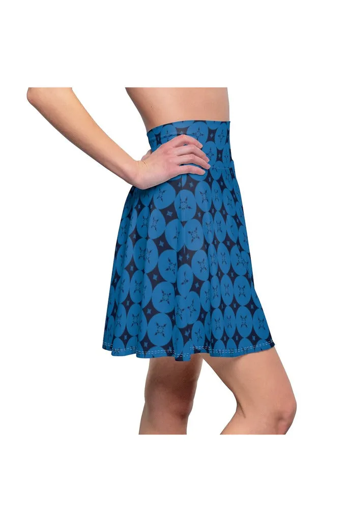 ROYALTY BLUE Women's Skater Skirt