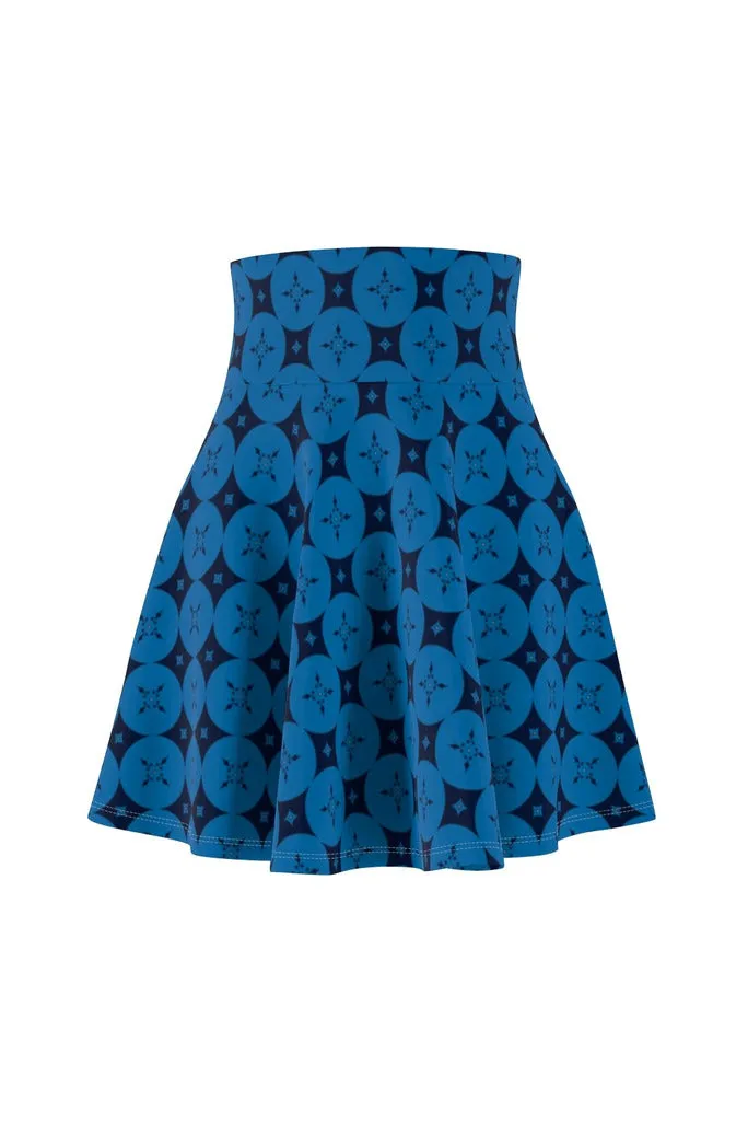 ROYALTY BLUE Women's Skater Skirt