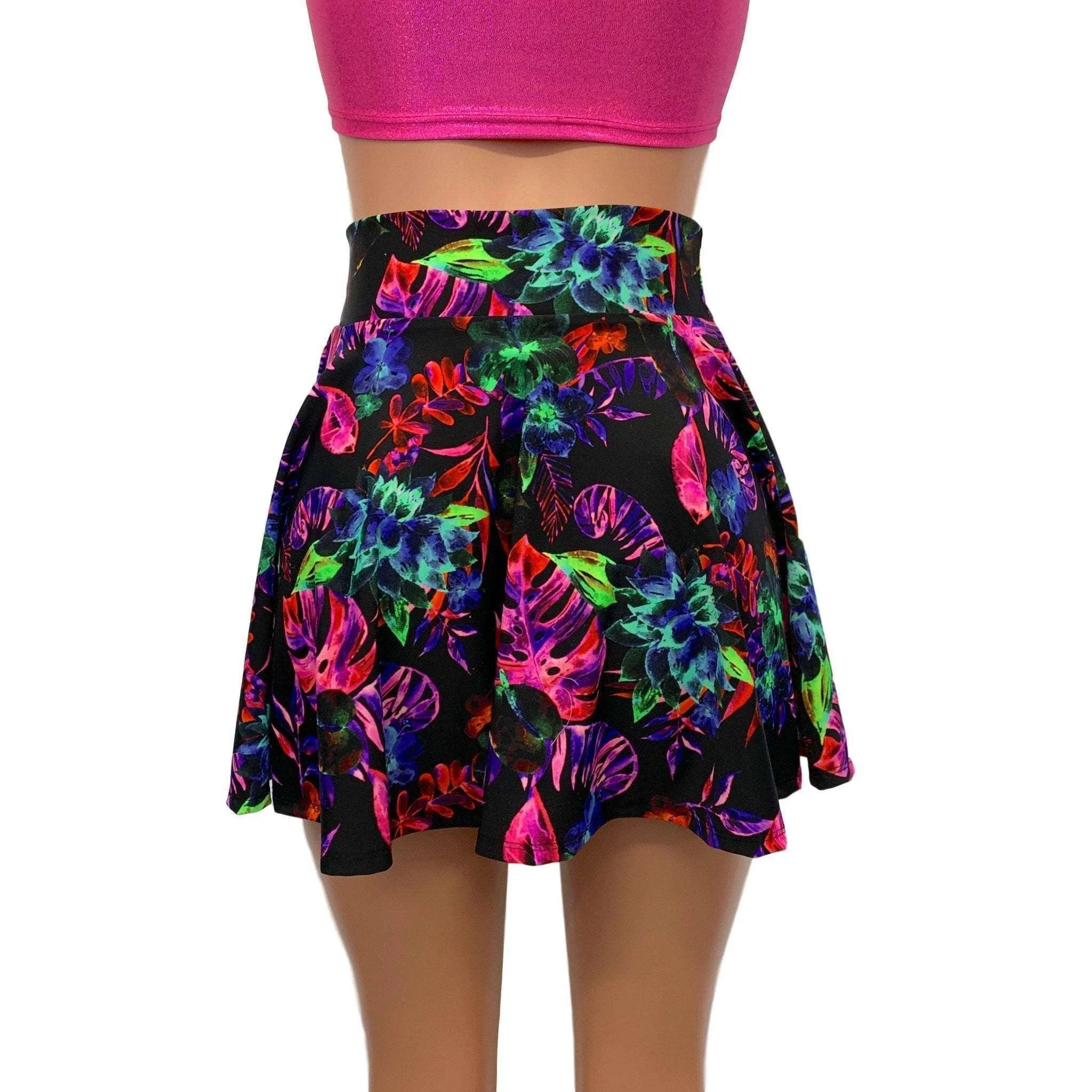 SALE - Skater Skirt - Tahiti Neon