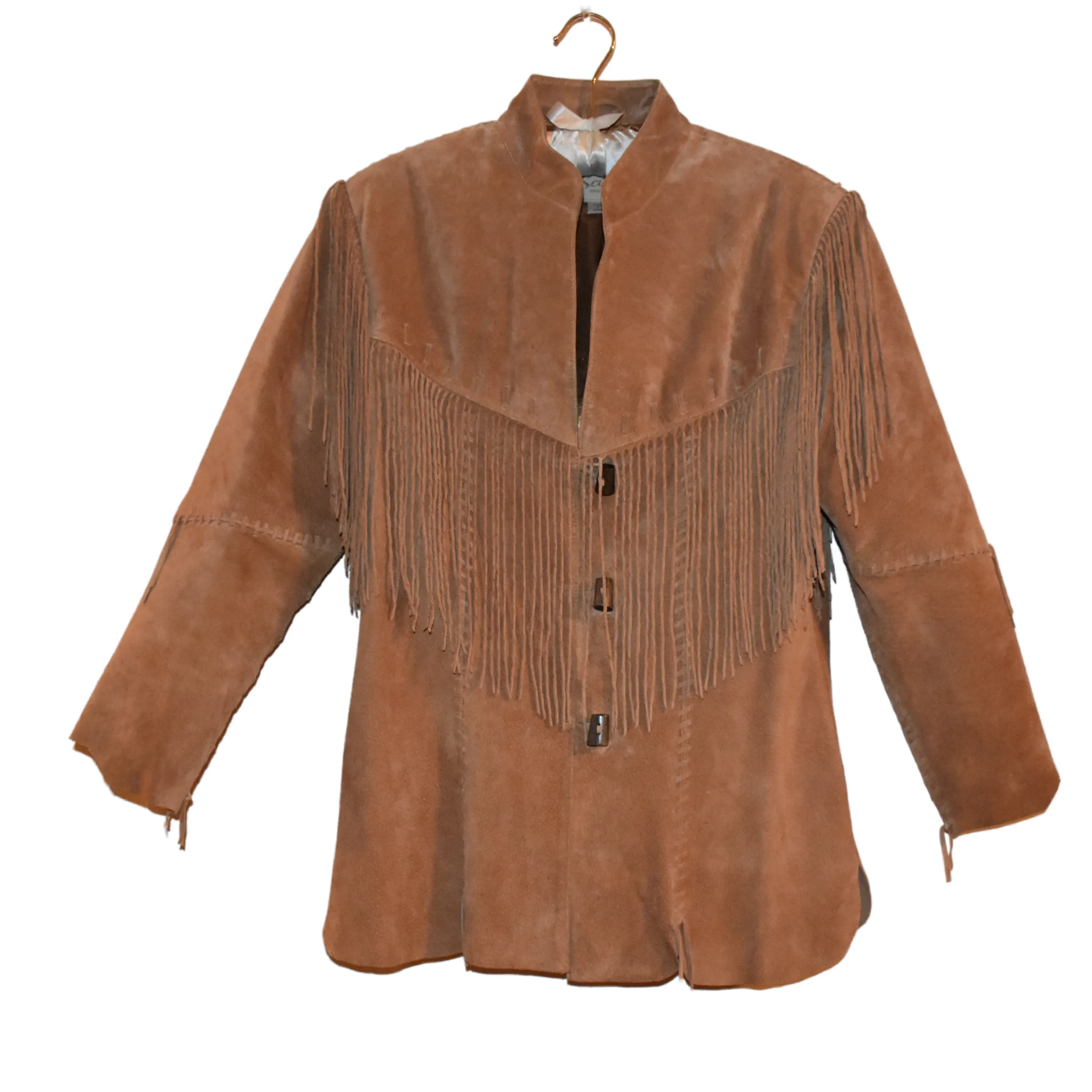 Scully Boar Leather Suede Fringe Jacket