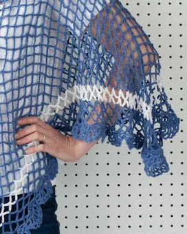 Sea Breeze Poncho Crochet Pattern