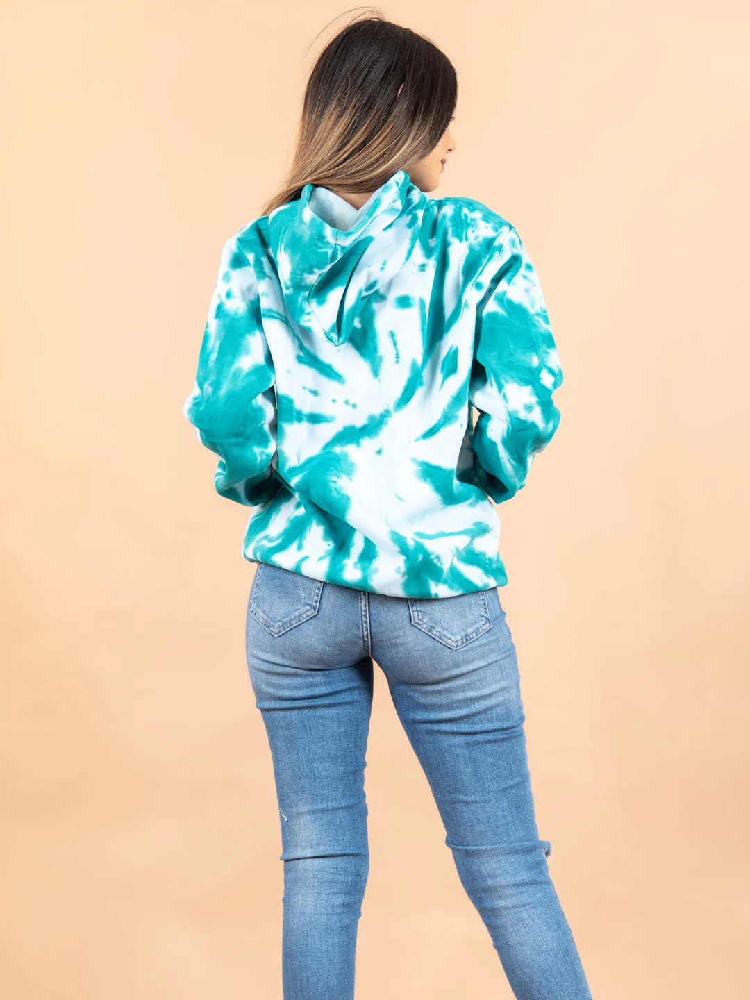 Sea Green Tie and Dye Hoddies