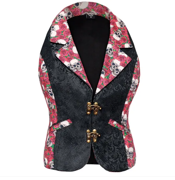 Skull and Roses Vest