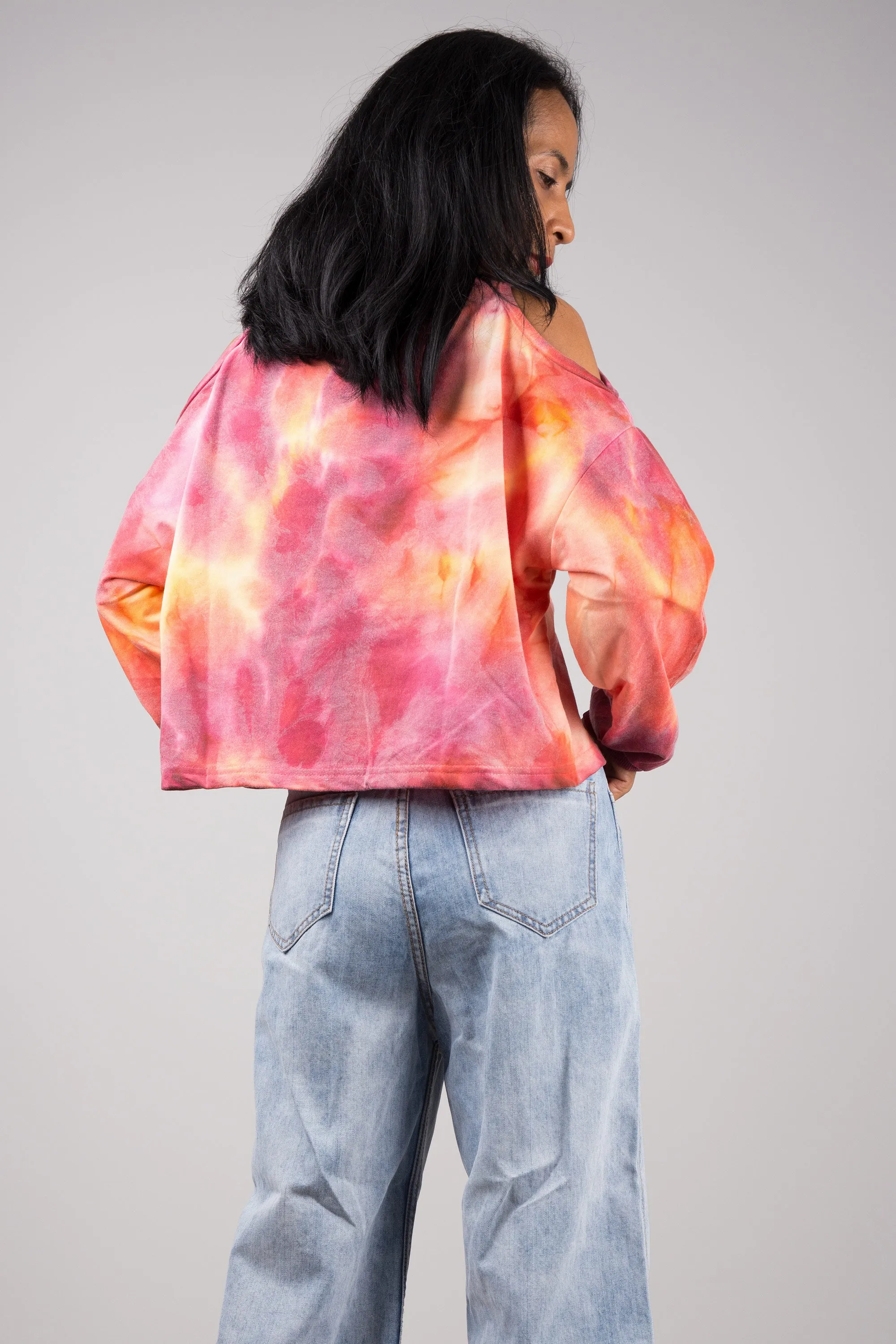 Tie-Dye Crewneck Sweatshirt