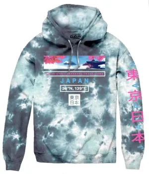 TOKYO TEMPLE TIE DYE HOOD