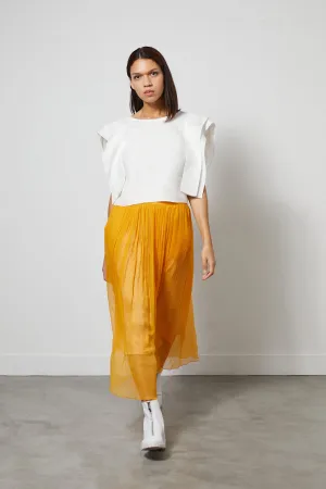 TYPHON yellow - aerial silk skirt