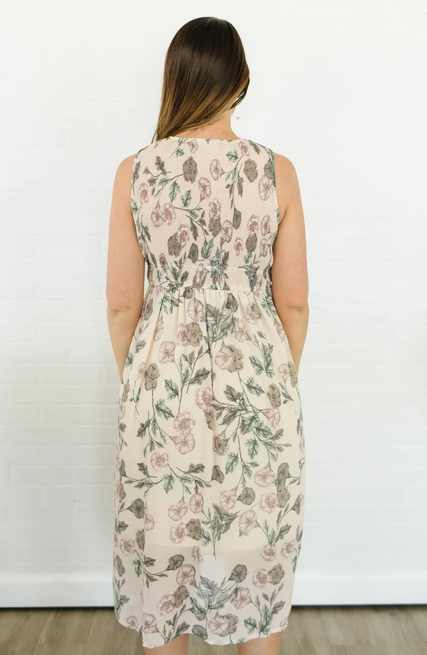 Vintage Floral Maxi Dress FINAL SALE