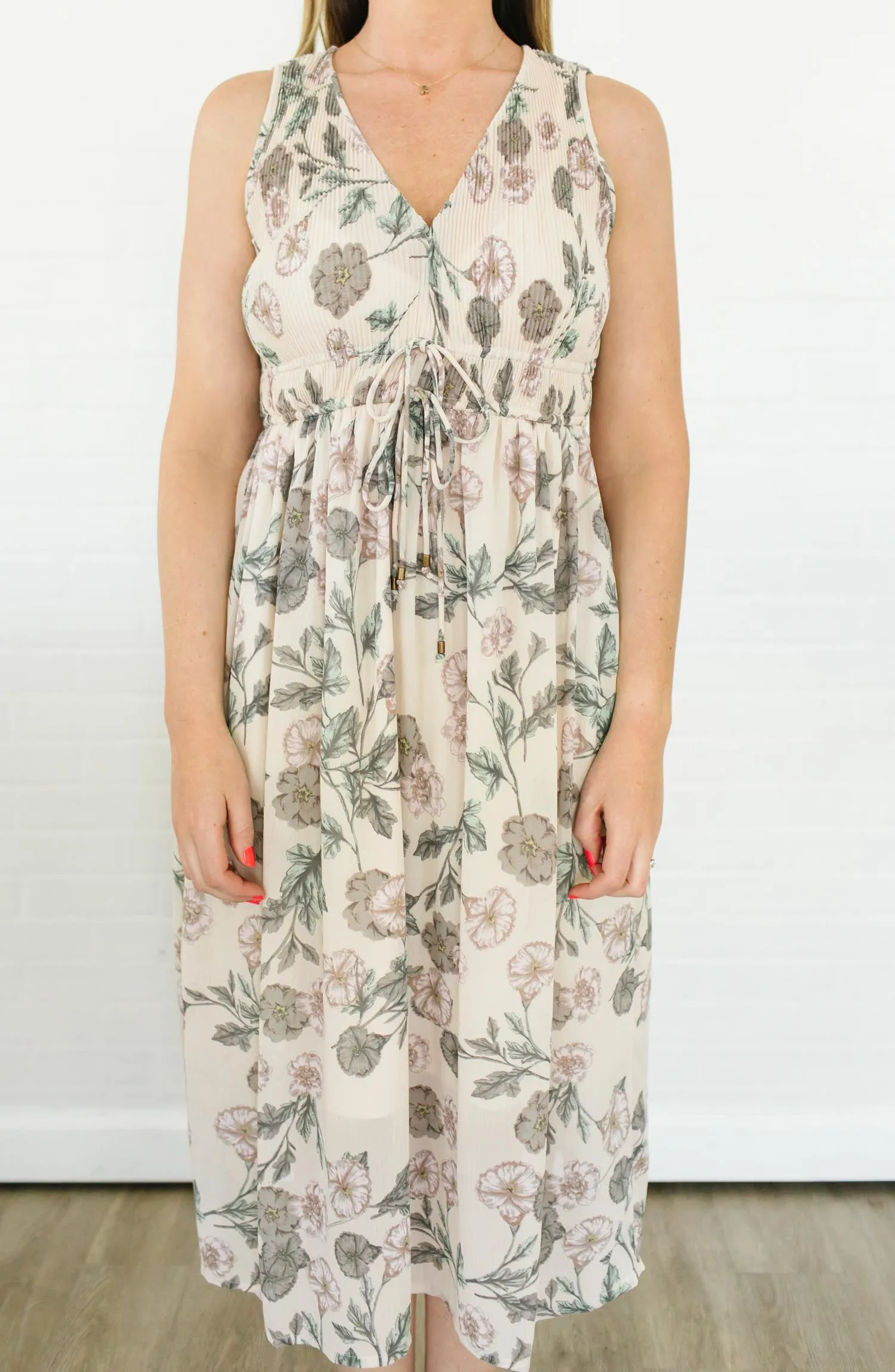 Vintage Floral Maxi Dress FINAL SALE