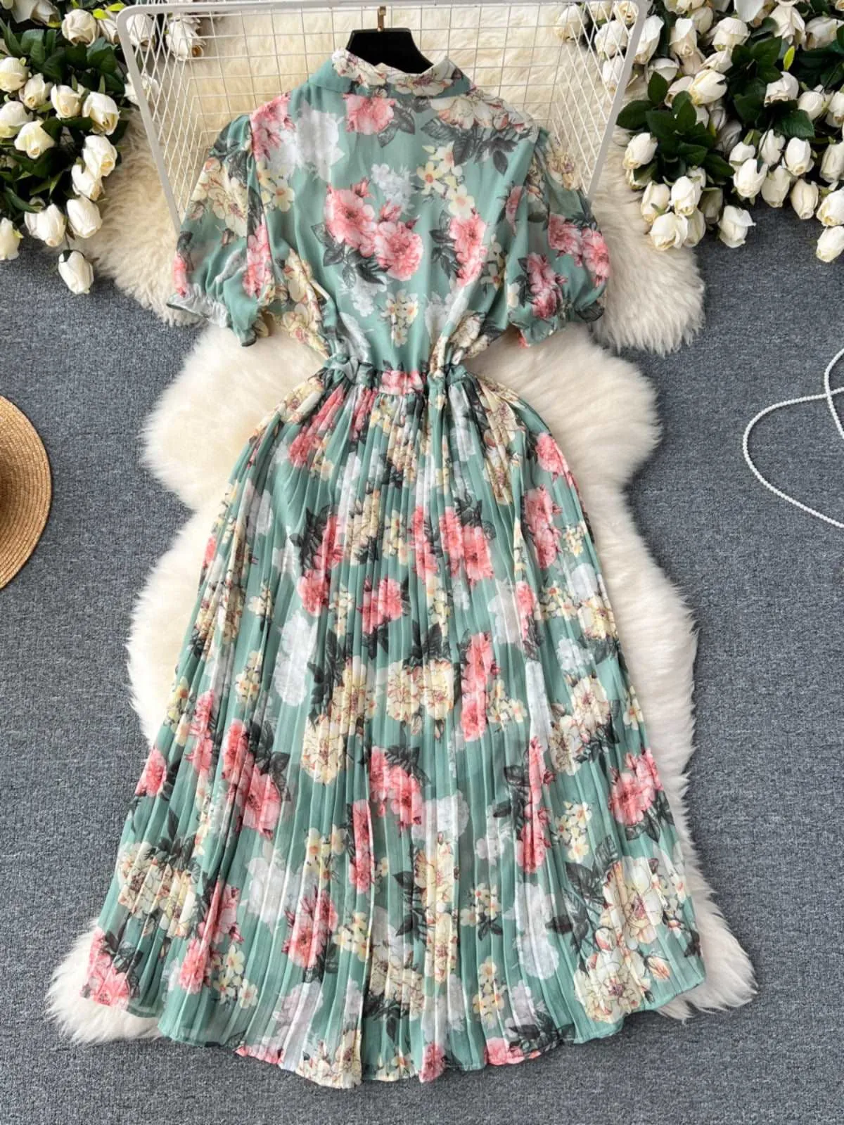 Women's Retro Vacation Style Dress