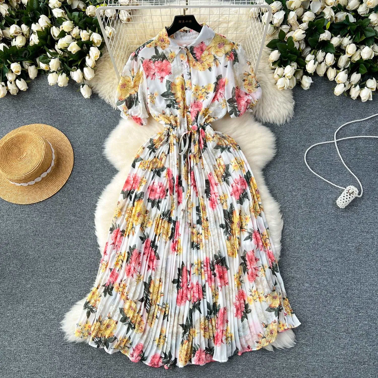 Women's Retro Vacation Style Dress