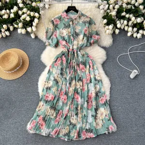 Women's Retro Vacation Style Dress